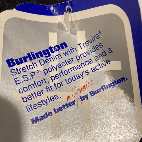 Burlington Stretch Denim with ESP Sz 12 NWT - Picture 8 of 8
